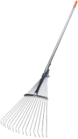 Rake with Adjustable Flexible Teeth with Metal Handle 1120