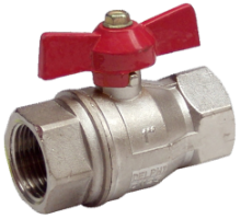 Ball Valve with Butterfly Handle F-F ESP / D[inch]: 1