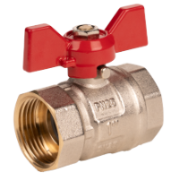 Ball Valve - Butterfly Handle F-F 2077