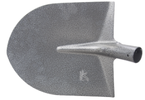Round Shovel, Gray Carbon for Sand