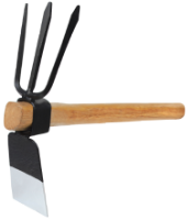 Hand Hoe with Fork