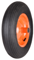Wheelbarrow Wheel P Pneumatic with Metal Rim, Bearing, Round Tread 1541