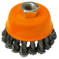 Twisted Knot Cup Brush for Angle Grinder