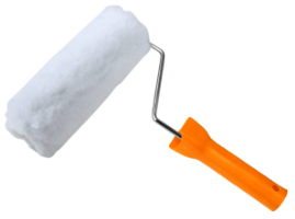 Paint Roller in White Polyester Wool
