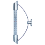 Outdoor Thermometer with Semicircular Bracket