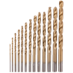 HSS Titanium-Coated Metal Drill Bits (13 pcs)