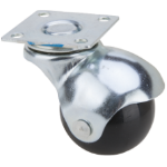 Swivel Caster with Flange and Ball (4 Pieces)