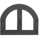 Garden Oven Door with Glass Greek Model