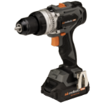 Brushless Hammer Drill Driver with 2 Batteries and Charger MAX 20V POWER EvoTools +Plus®