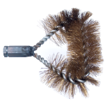 Brush Head for Cleaning Large Boilers