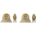 Surface-Mount Sliding Gate Wheel with Bracket and Bearing