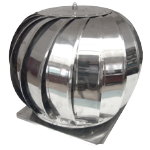 Rotating Stainless Steel Chimney Cap with Base