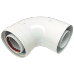 90 Elbow for Coaxial Flue Ariston