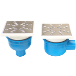 Square Floor Drain with Riser